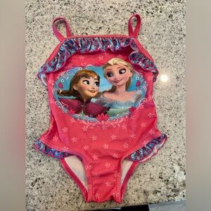 Frozen Anna and Elsa swimsuit toddler girl 2T